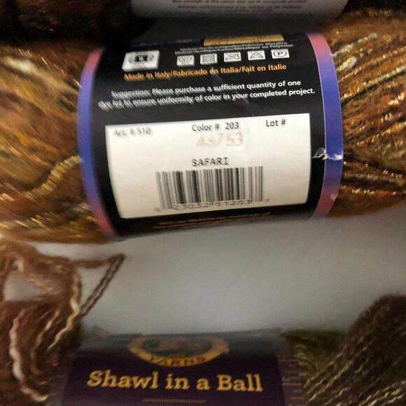 🛒 $15 - Scarf Shawl Yarn bundle Brown Rust Blue Moonlight Mohair #1889 - Picture 8 of 11